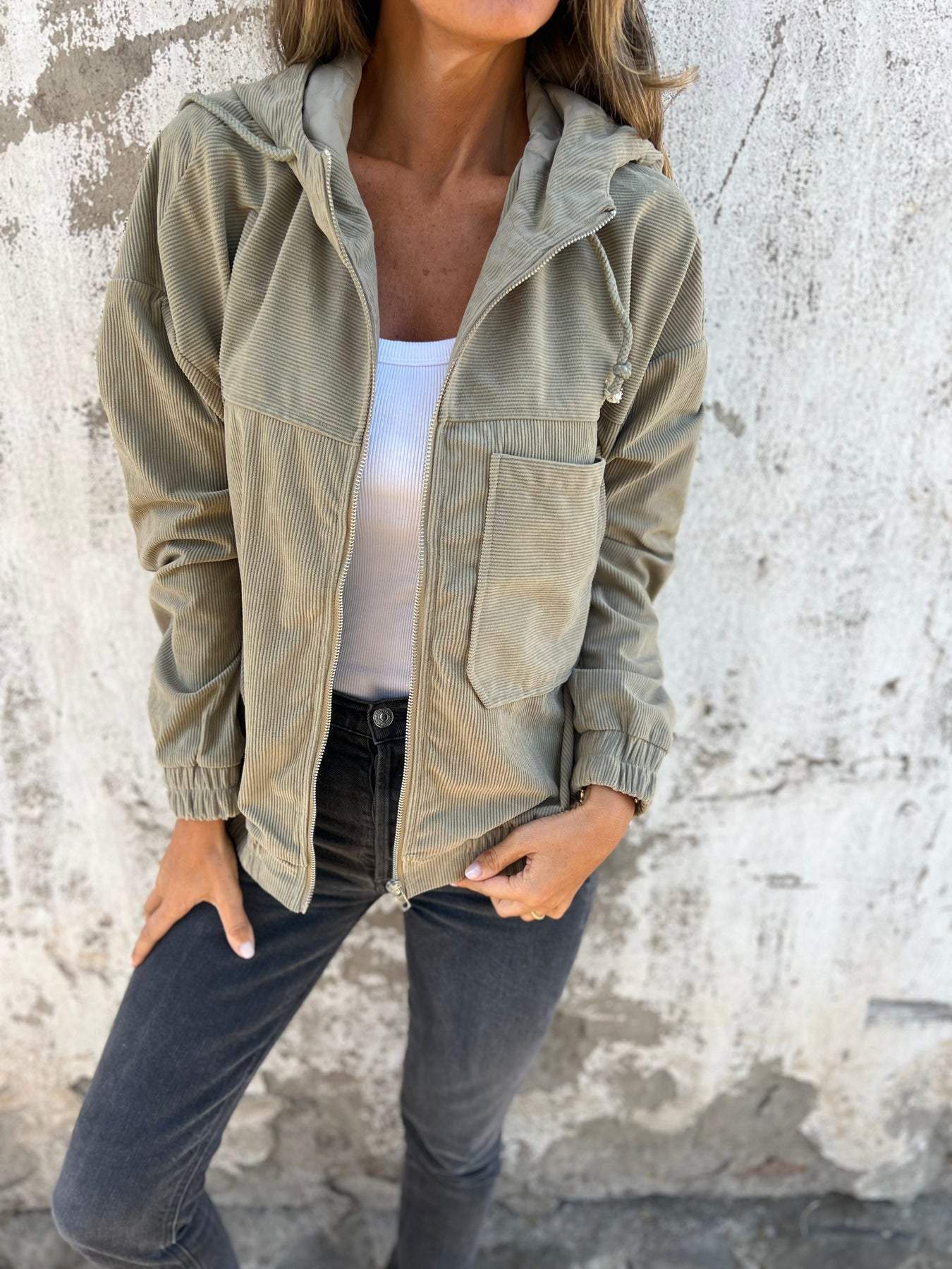 Isabella™ Casual jacket with hood and zip