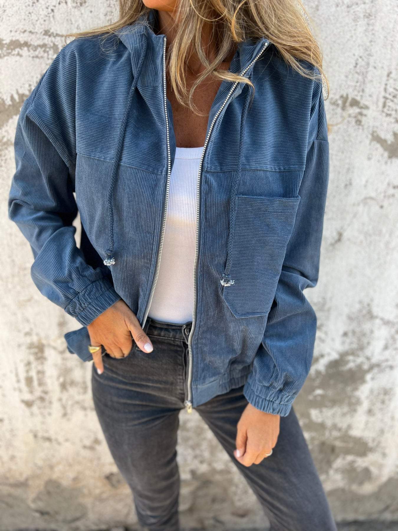 Isabella™ Casual jacket with hood and zip