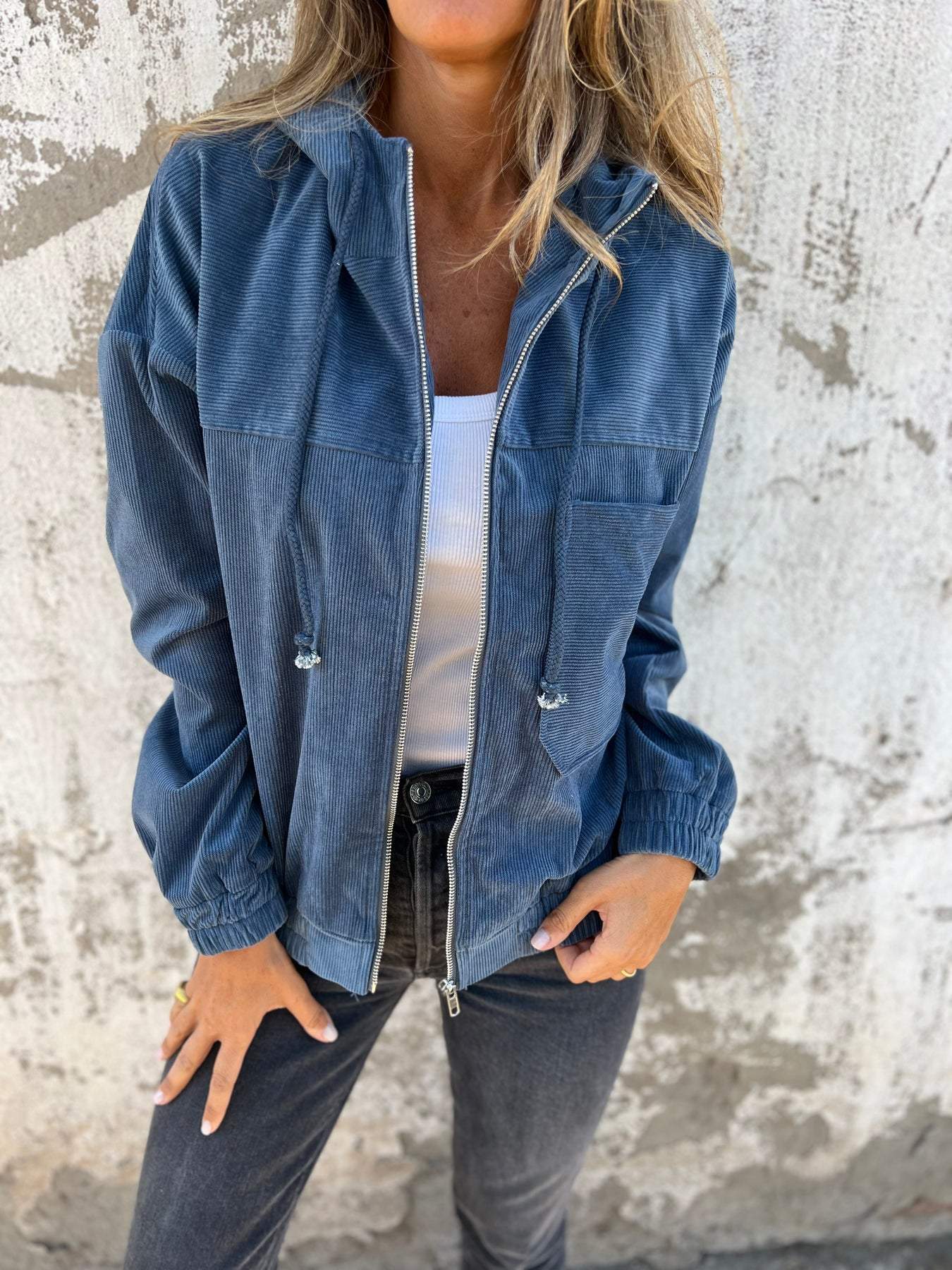 Isabella™ Casual jacket with hood and zip