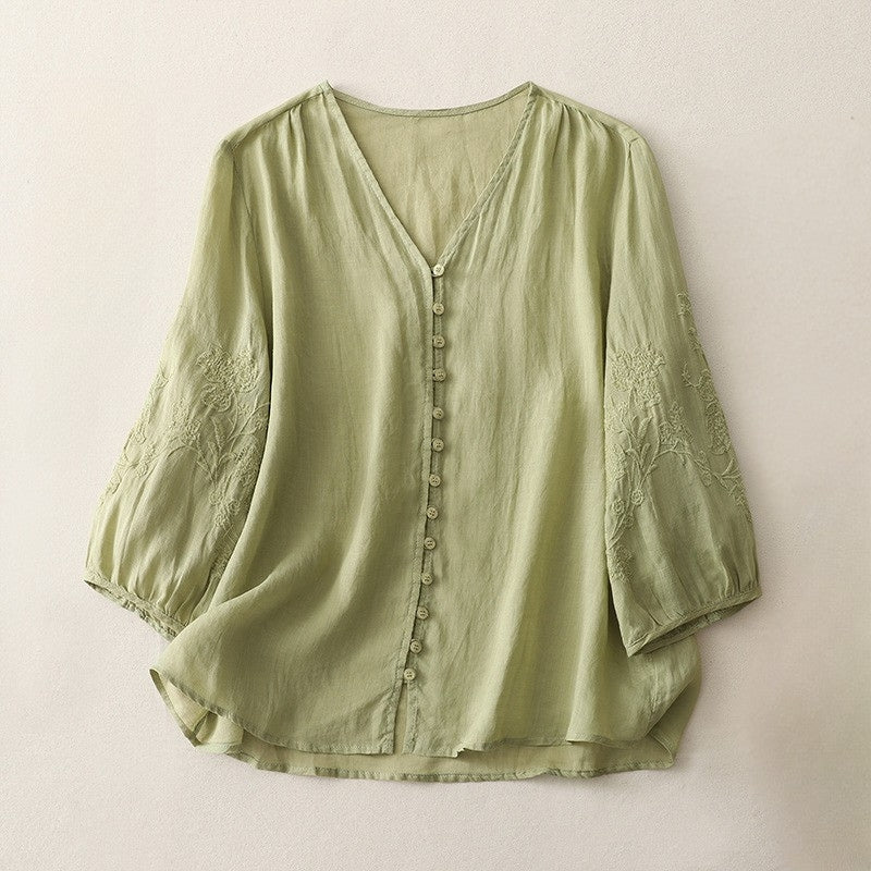 Renna – Linen Blouse