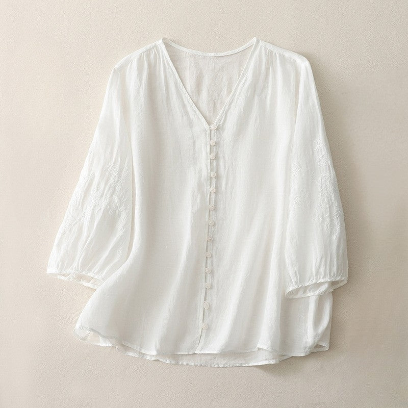 Renna – Linen Blouse