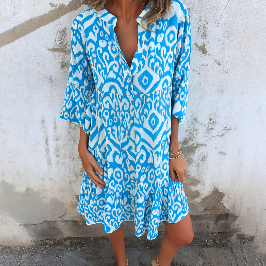 Margriet™ | Elegant dress with V-neck