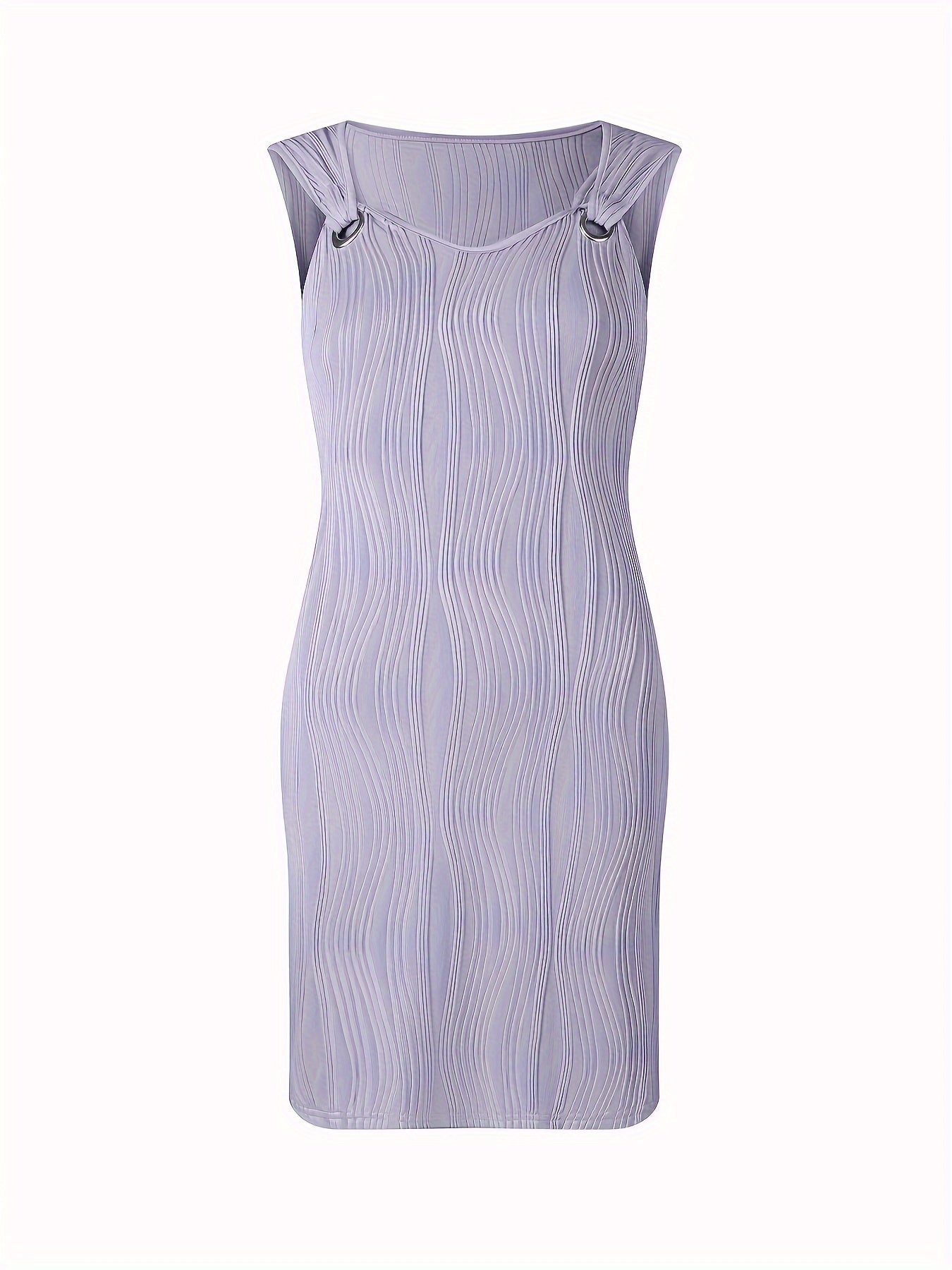 Isabella™ Textured Ring-Detail Dress