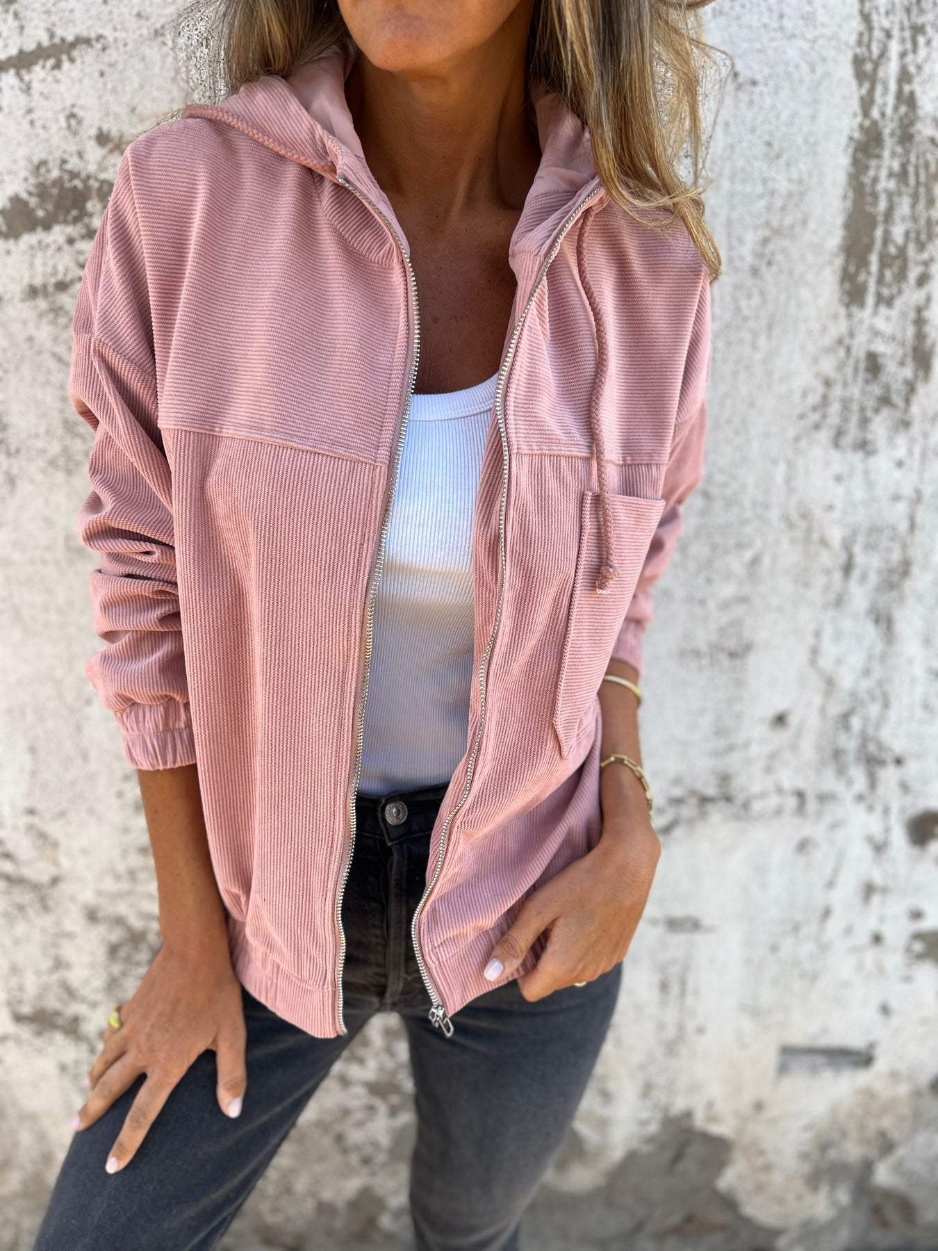 Isabella™ Casual jacket with hood and zip