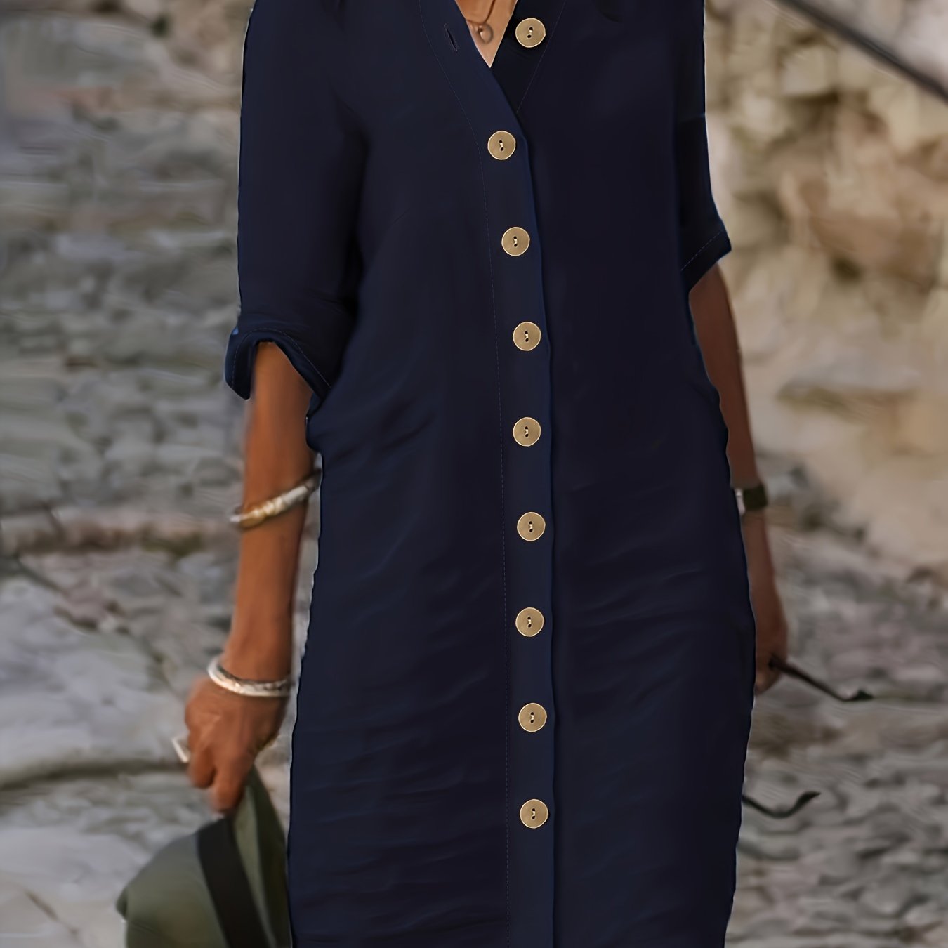 Isabella™ Button-Down Shirt Dress