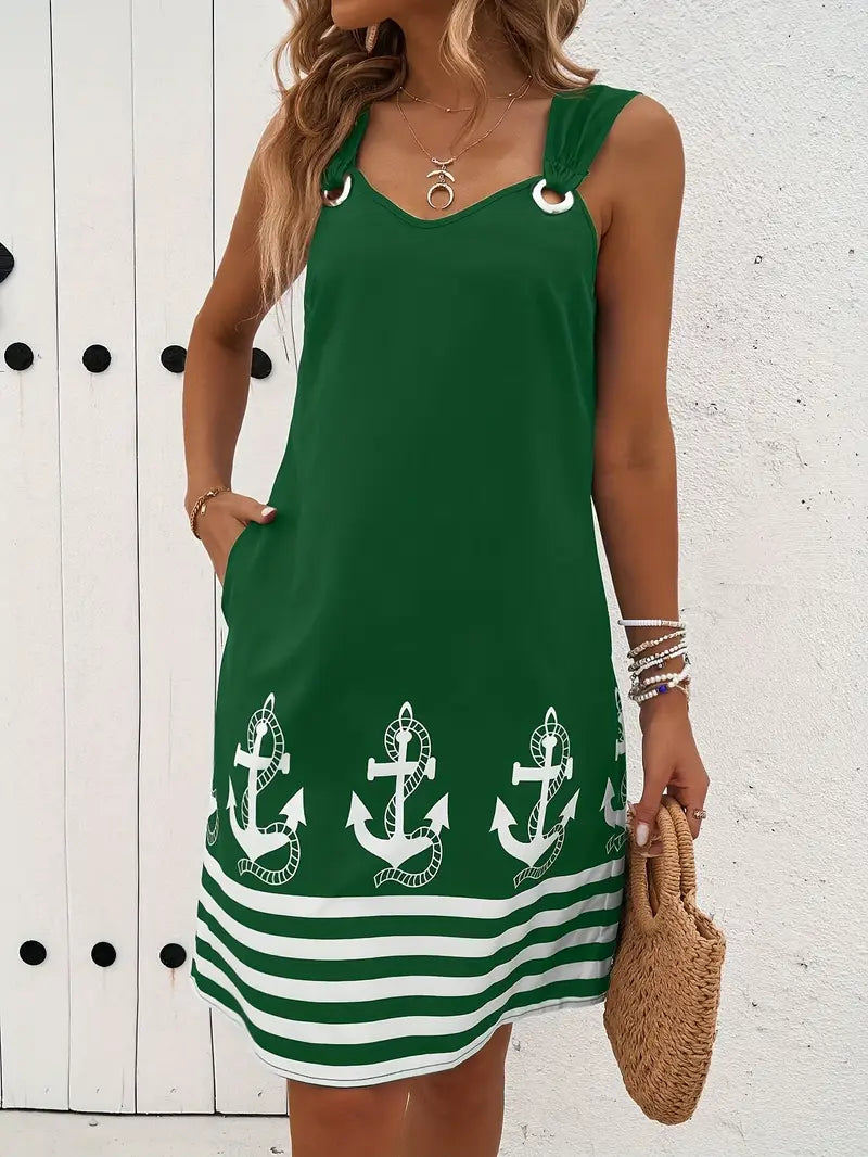 Isabella™ Nautical Ring Strap Dress