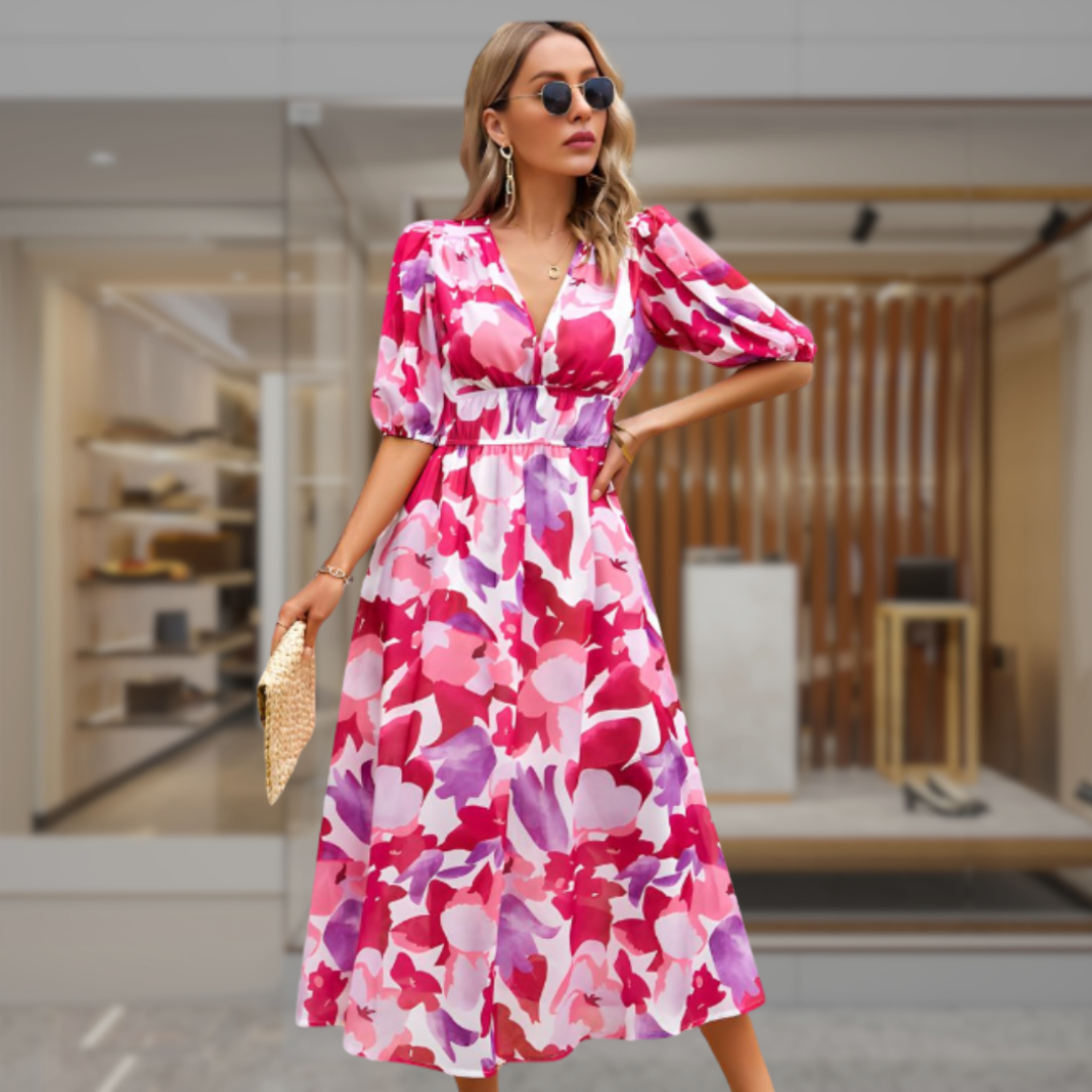 Juliana - Elegant Floral Dress
