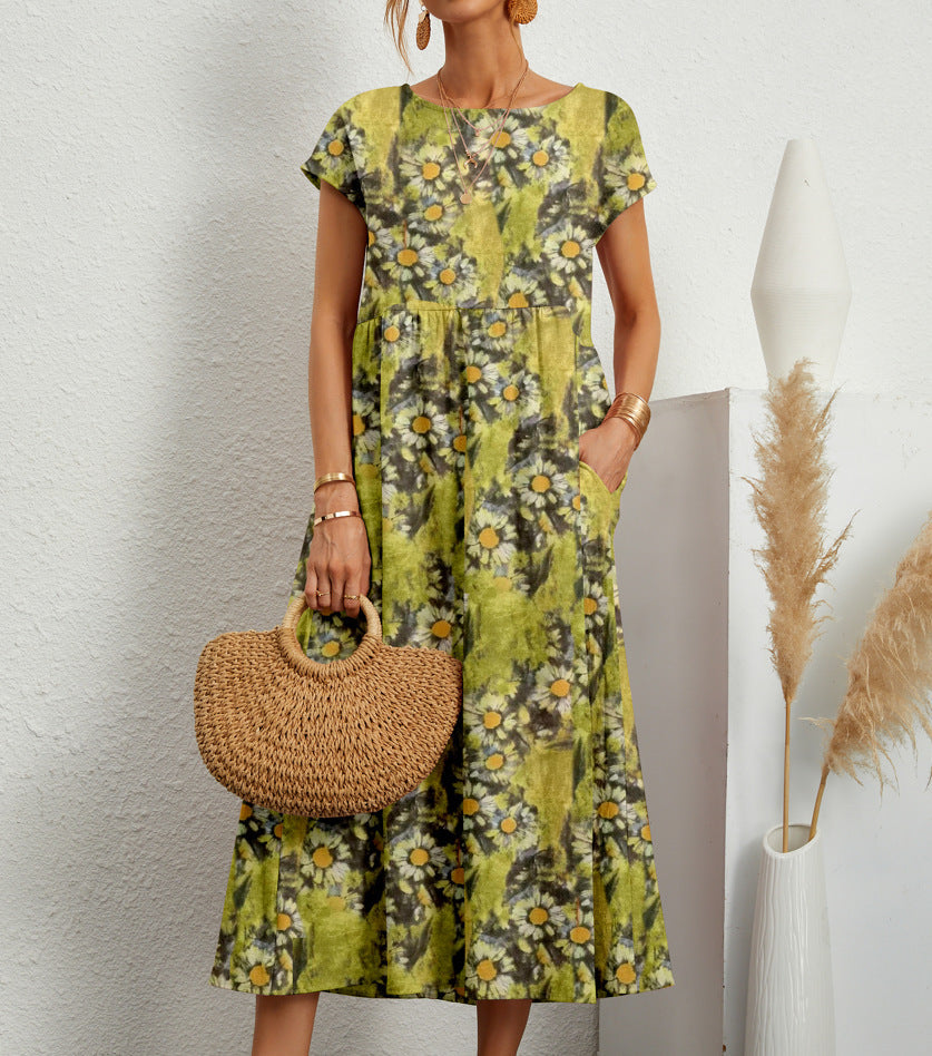 Isabella™ Floral Print Midi Dress