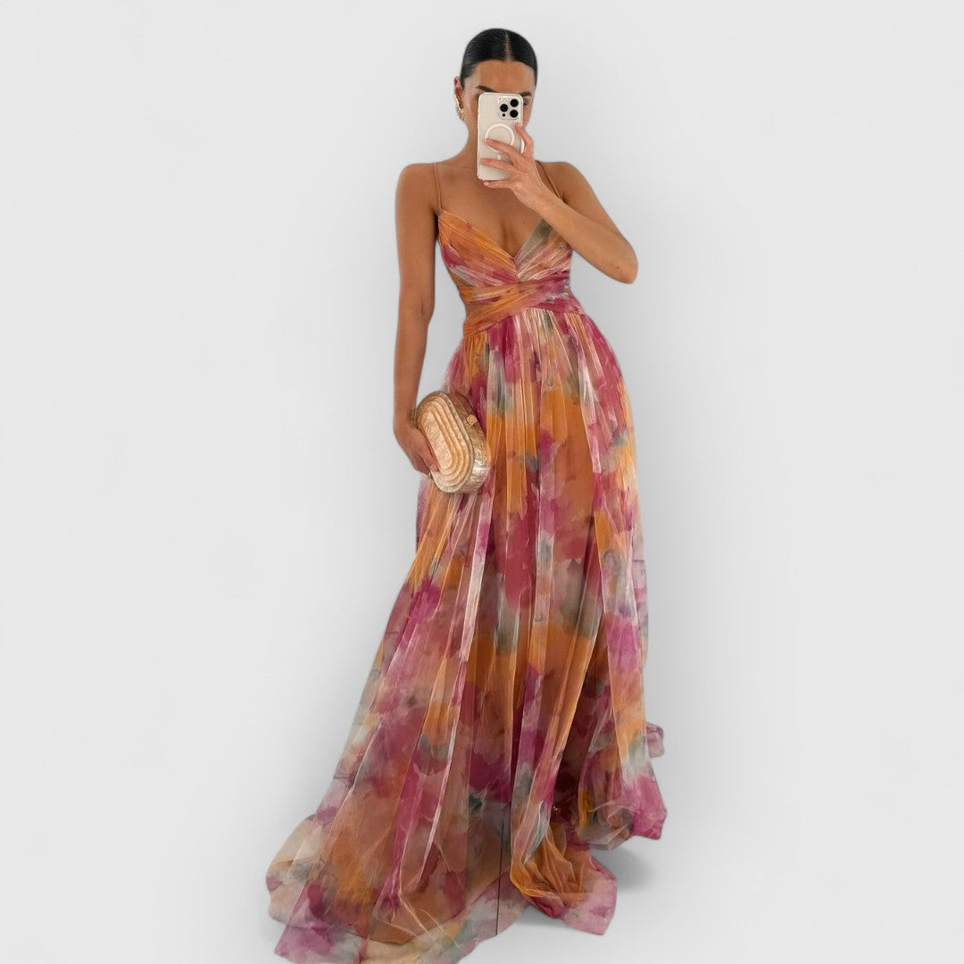 Isabella™ | Maxi dress with floral print