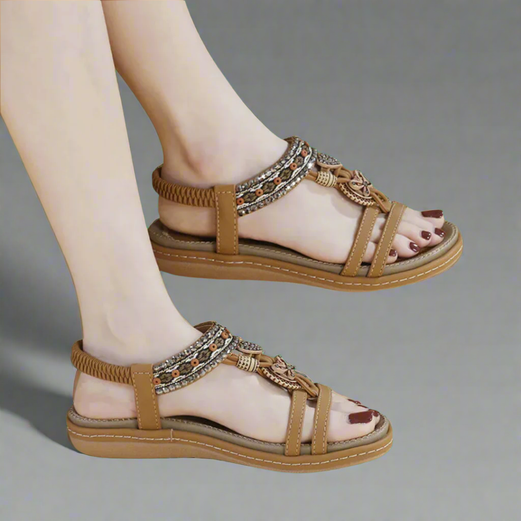 Felicitas | Handcrafted Boho Sandals Made from Premium Material