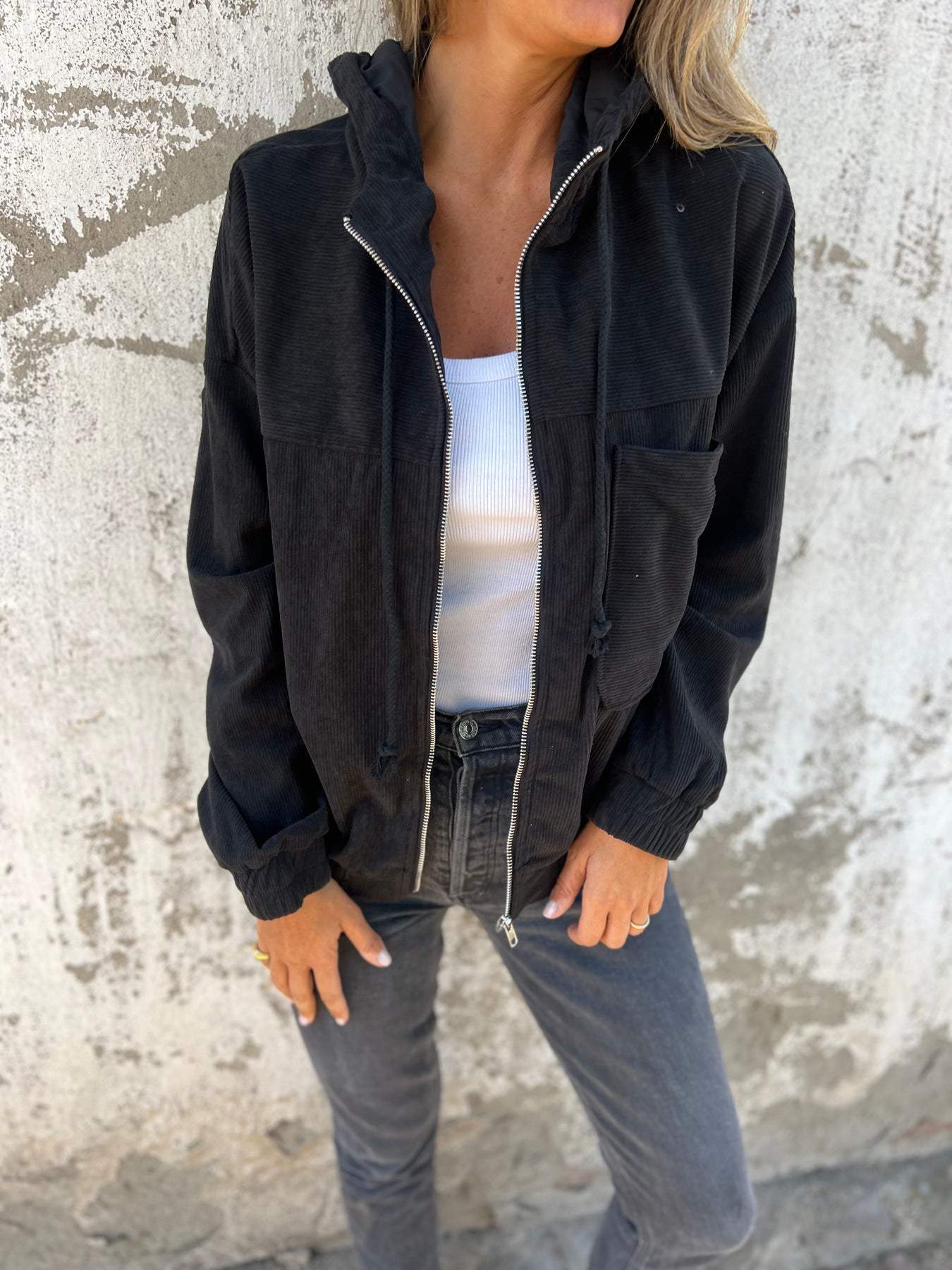 Isabella™ Casual jacket with hood and zip