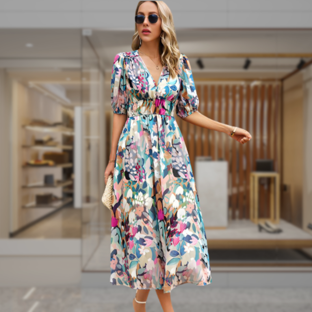 Juliana - Elegant Floral Dress