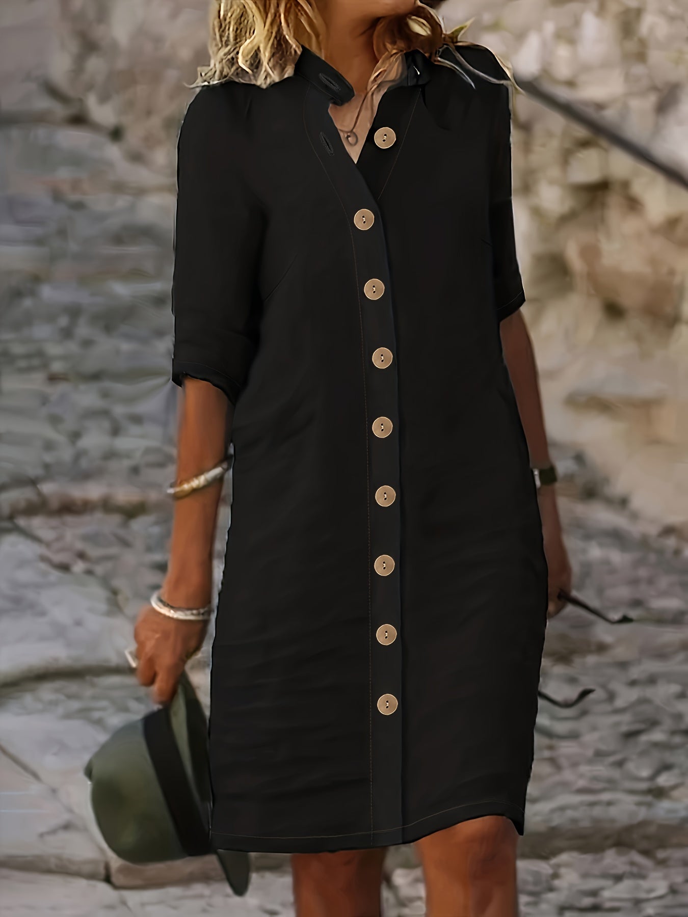 Isabella™ Button-Down Shirt Dress