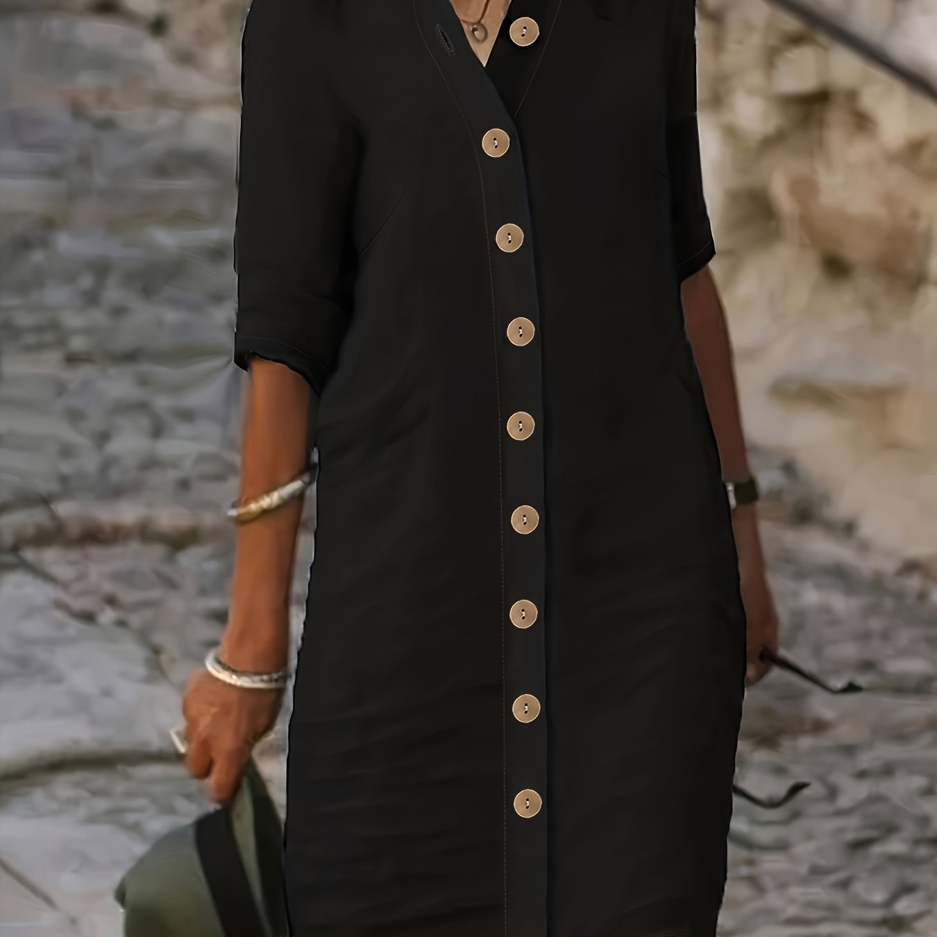 Isabella™ Button-Down Shirt Dress