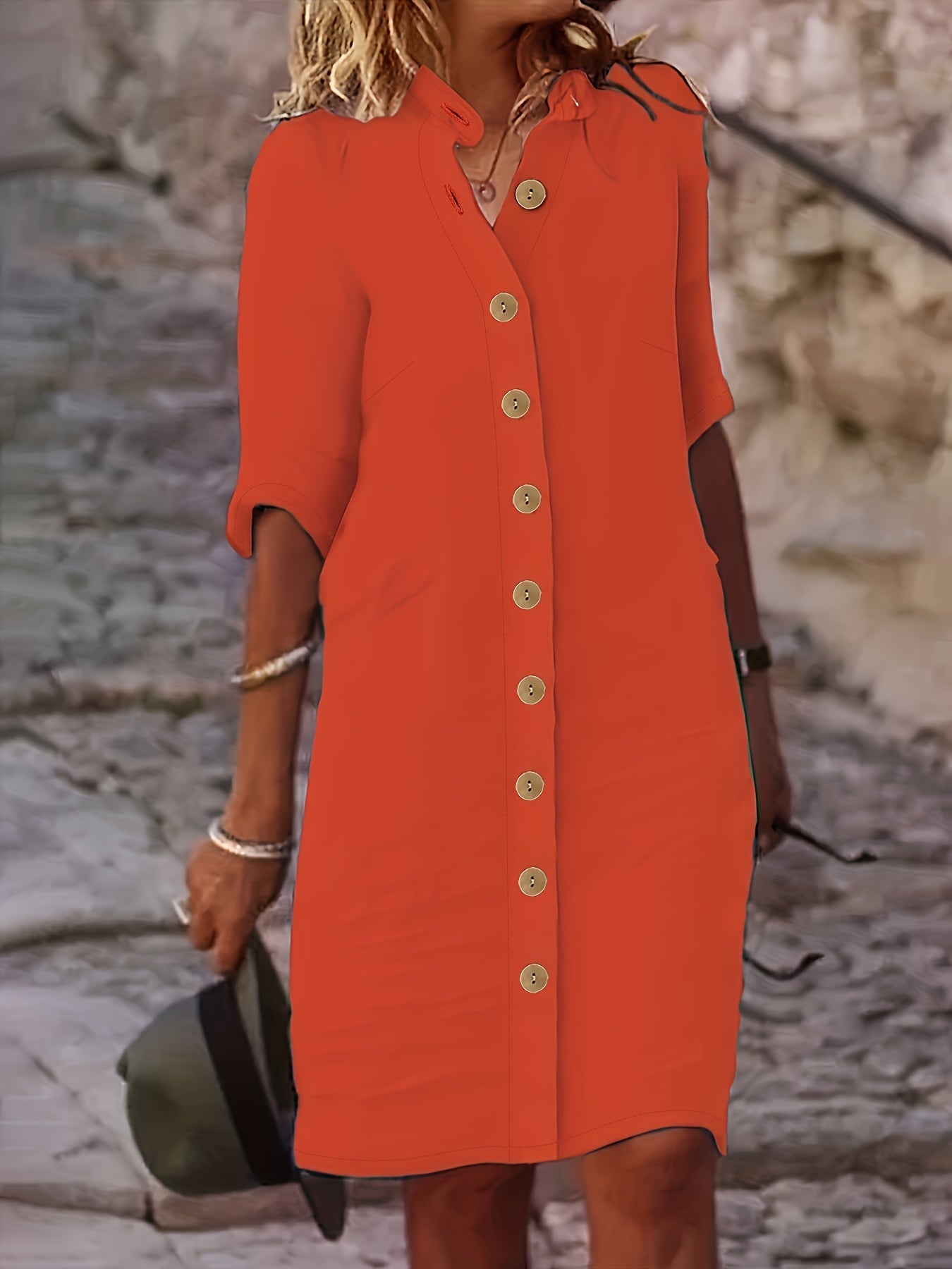 Isabella™ Button-Down Shirt Dress