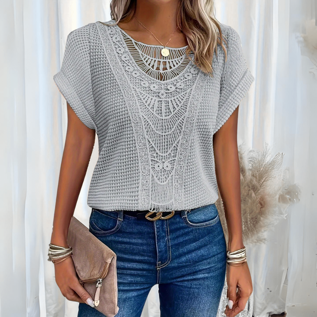 isabella™ | Elegant Ibiza-style blouse