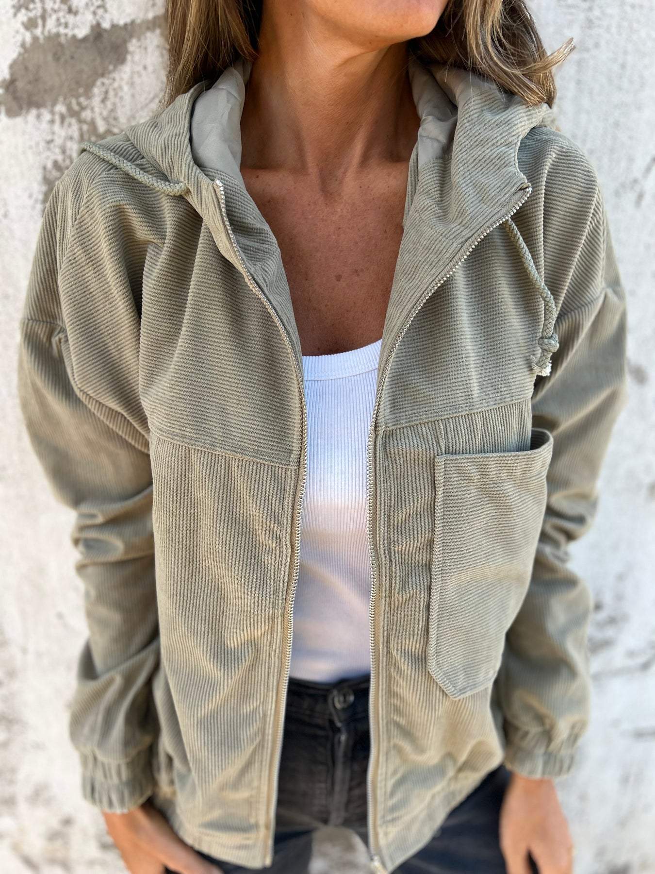 Isabella™ Casual jacket with hood and zip