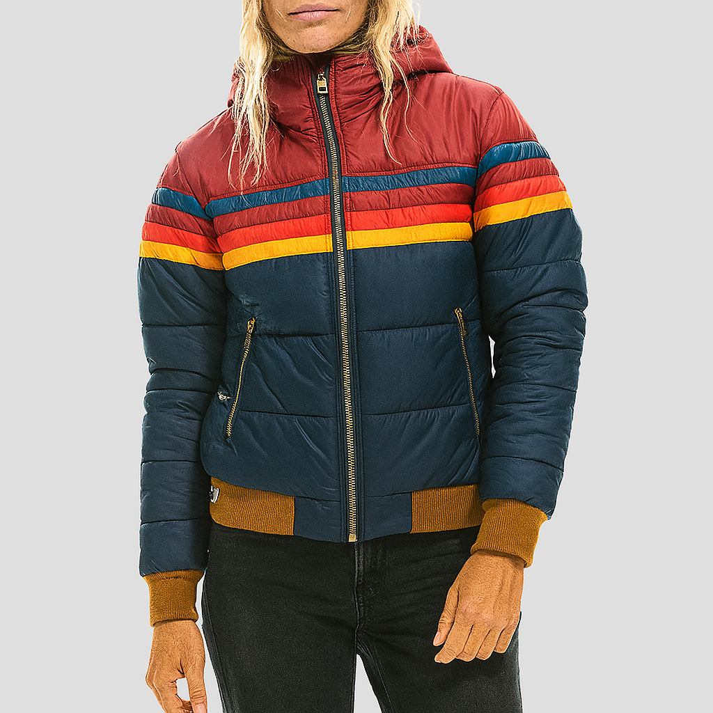 Isabella™ Women's retro parka with faux fur hood