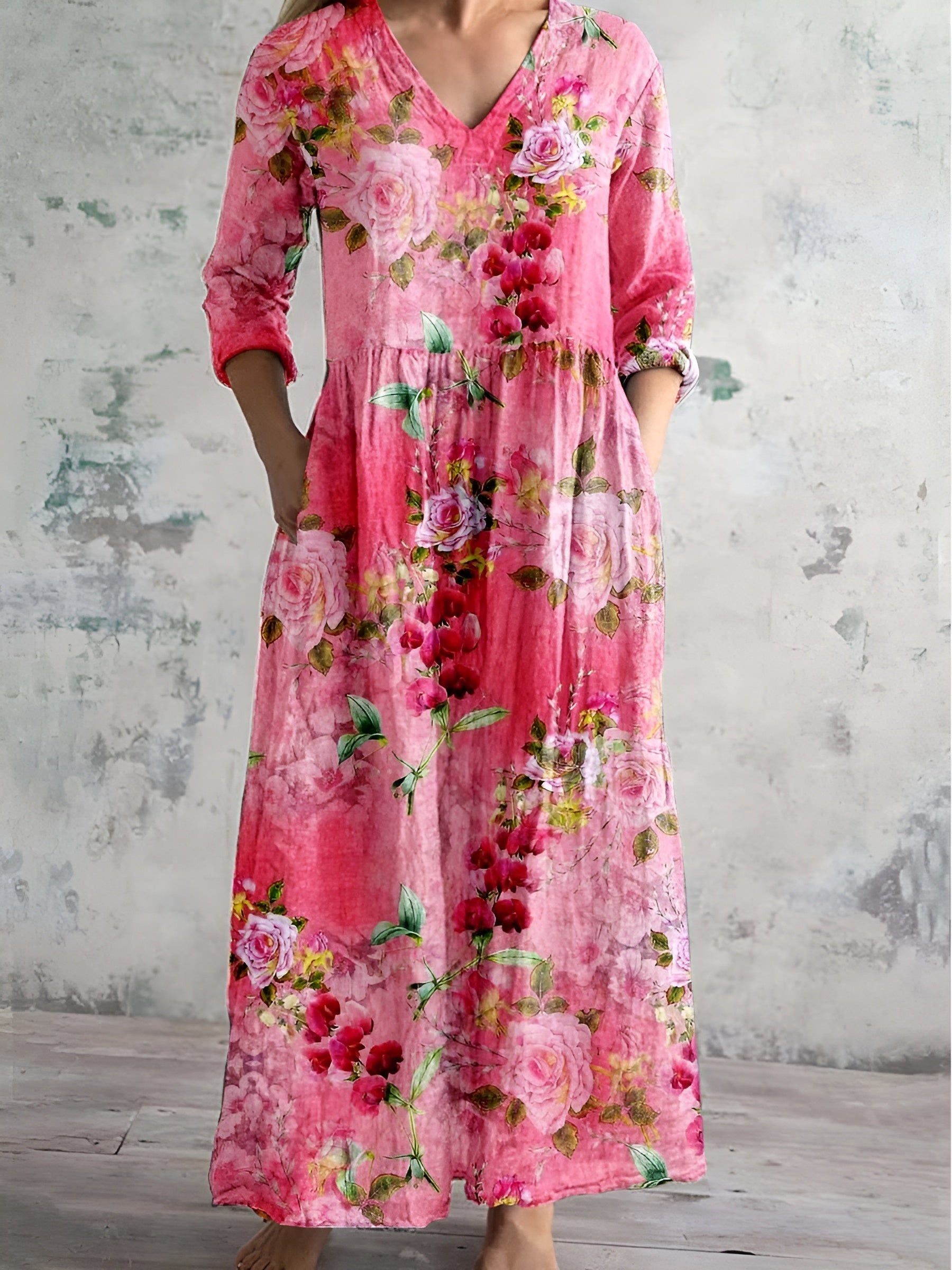 Isabella™ Floral Print Maxi Dress