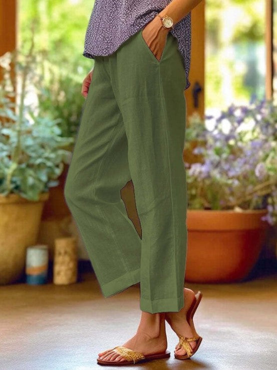 Rowella – Relaxed Straight-Leg Trousers