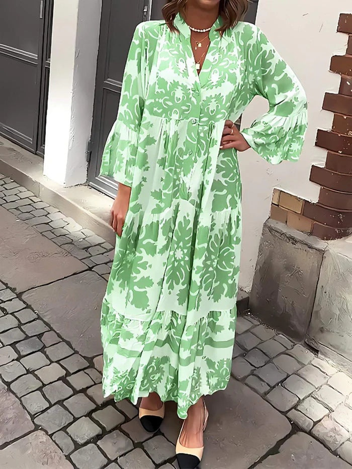Avice – Tiered Boho Maxi Dress