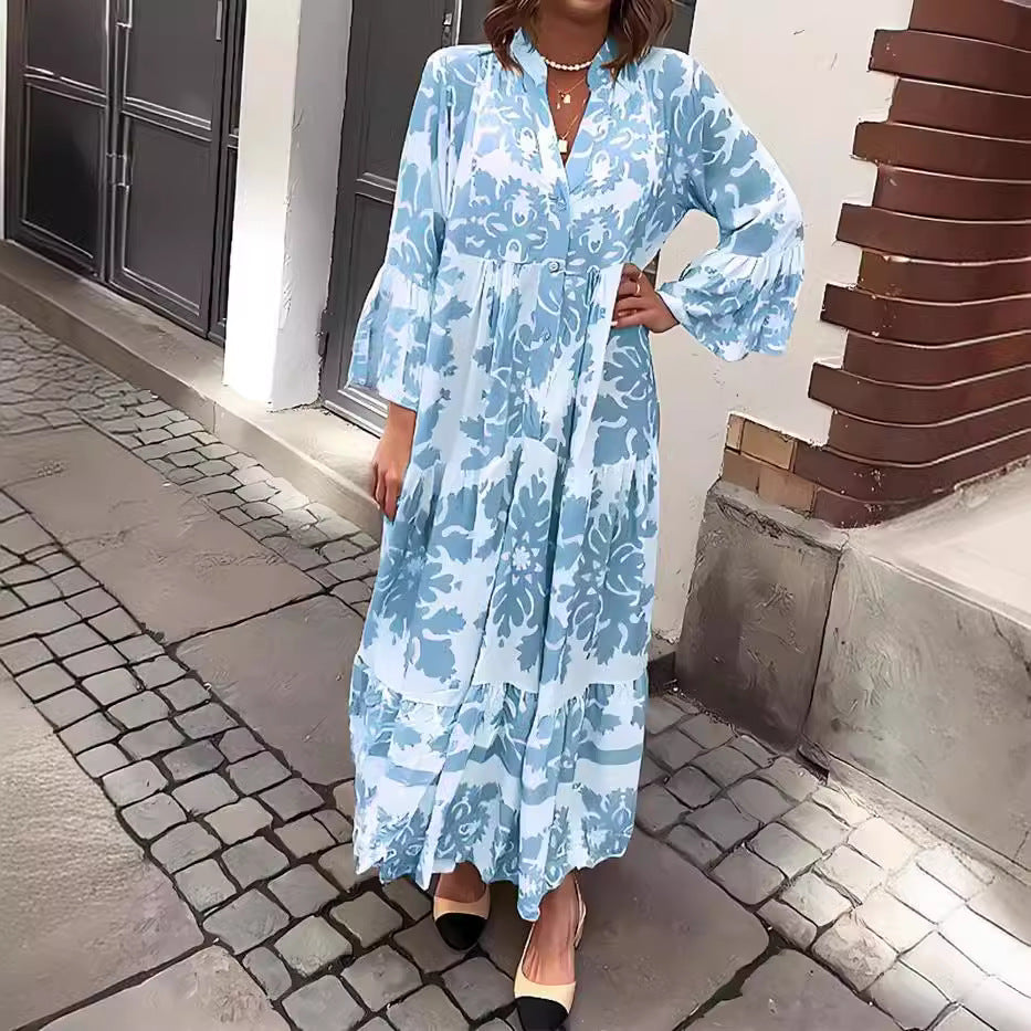 Avice – Tiered Boho Maxi Dress