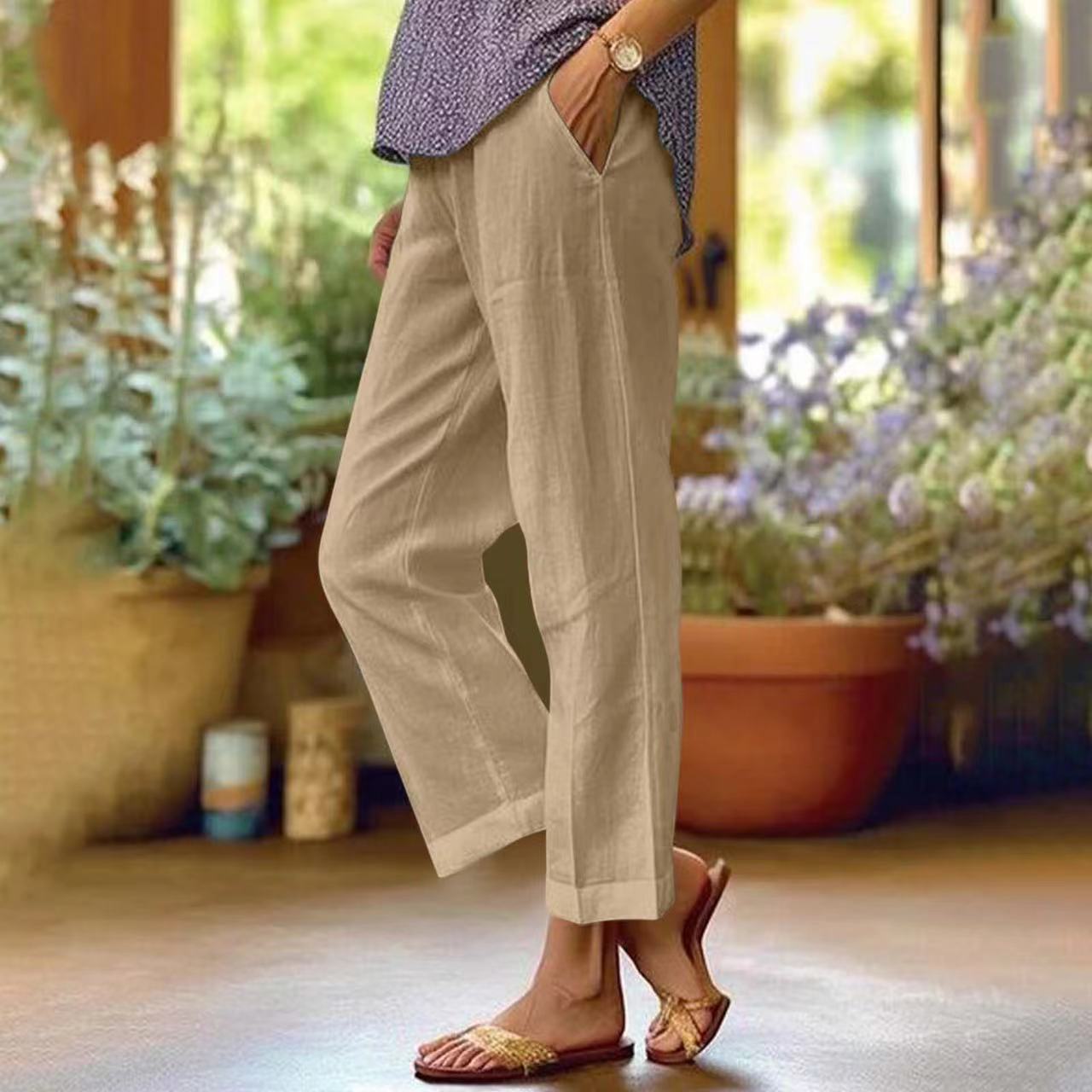 Rowella – Relaxed Straight-Leg Trousers