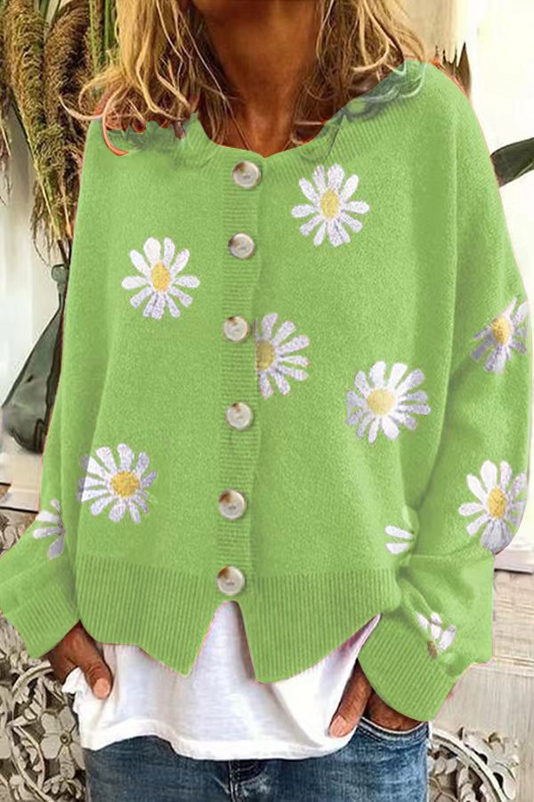 Keira-Lyn – Daisy Knit Sweater