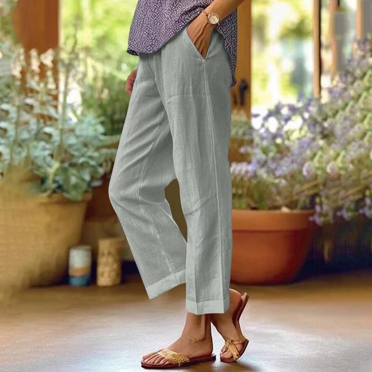 Rowella – Relaxed Straight-Leg Trousers