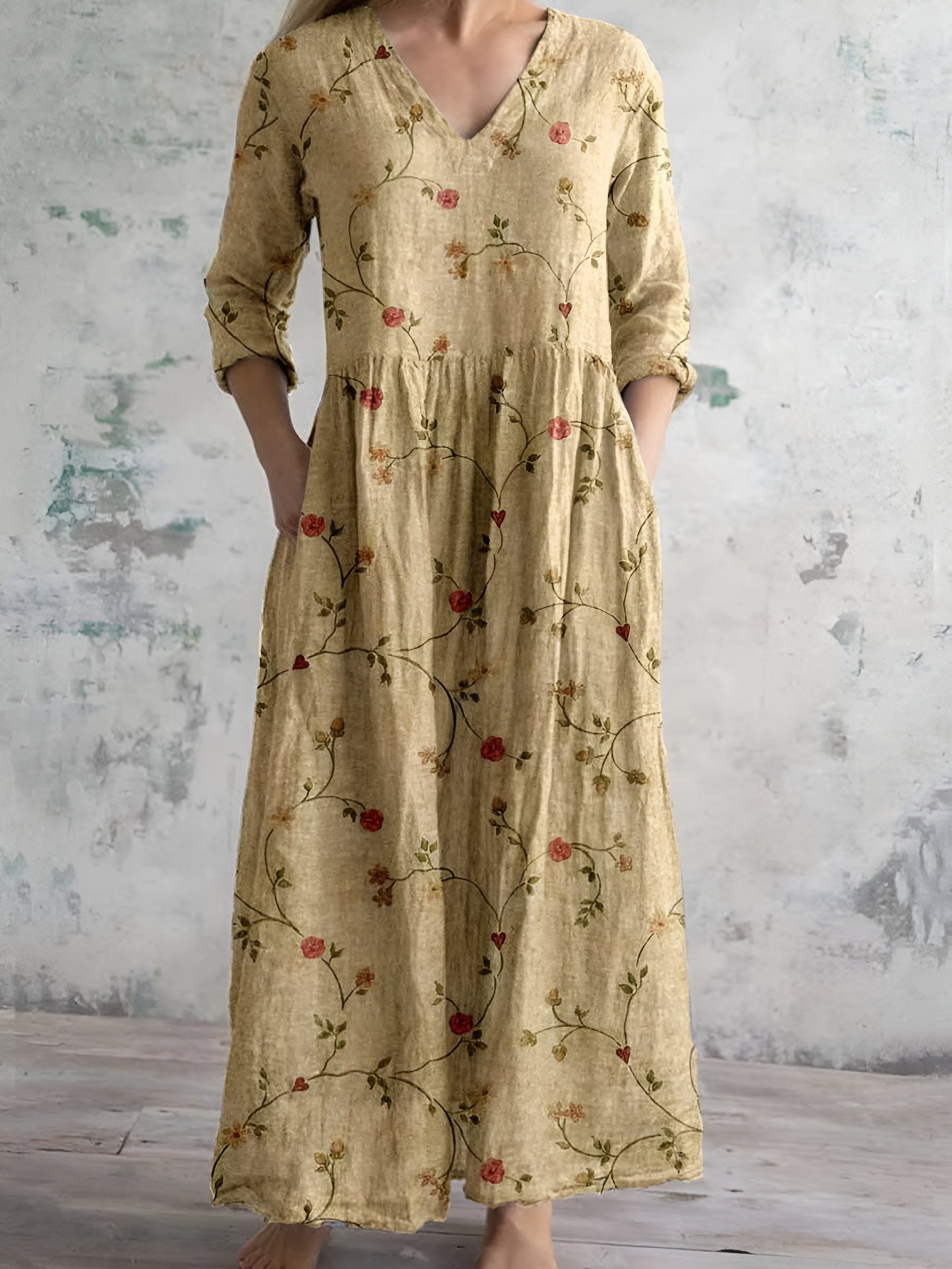 Isabella™ Floral Print Maxi Dress