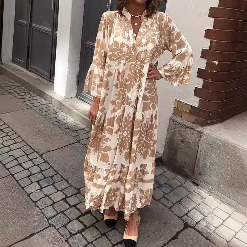 Avice – Tiered Boho Maxi Dress