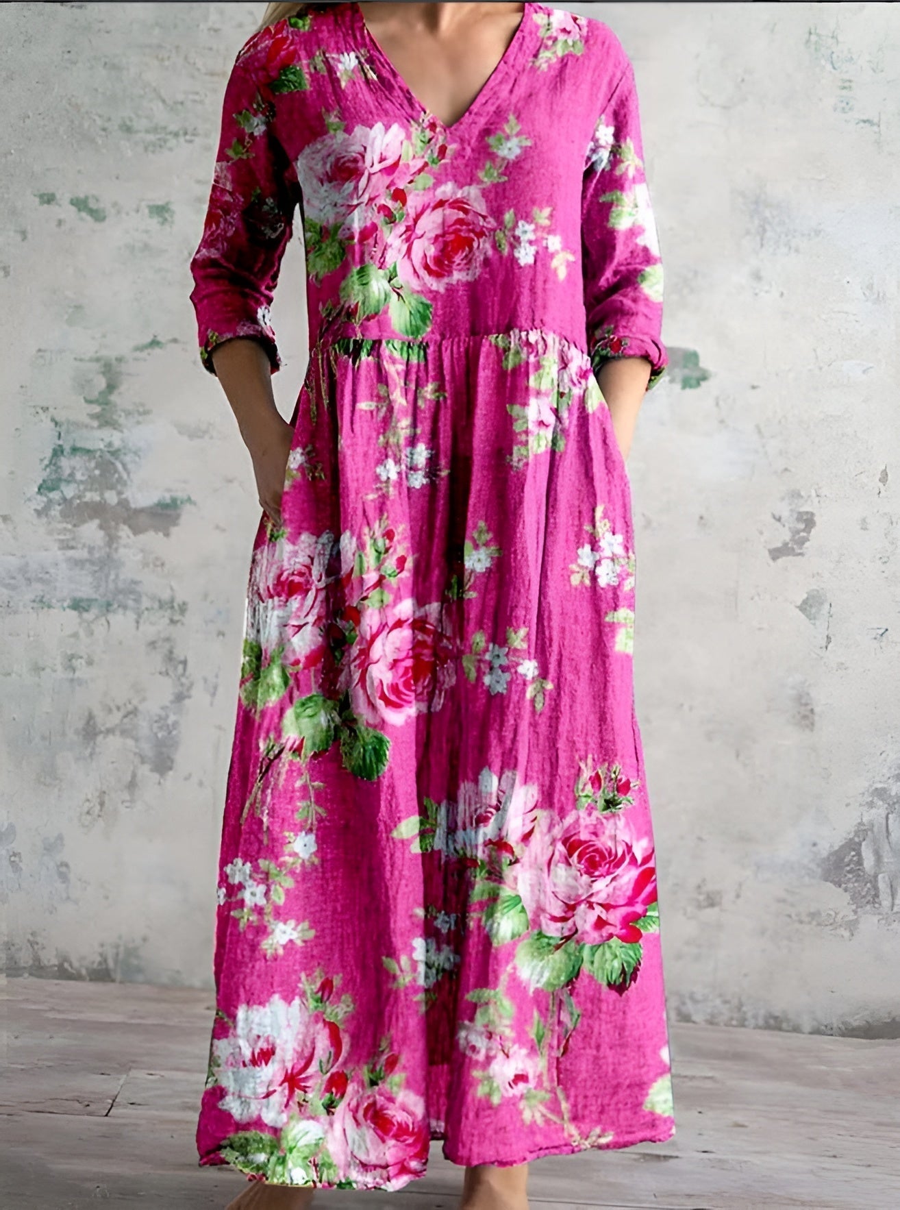 Isabella™ Floral Print Maxi Dress