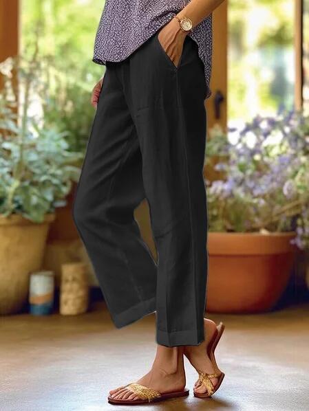 Rowella – Relaxed Straight-Leg Trousers