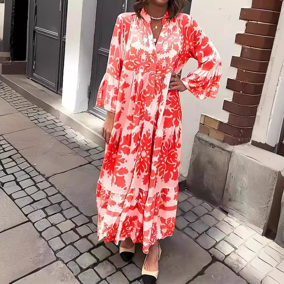 Avice – Tiered Boho Maxi Dress