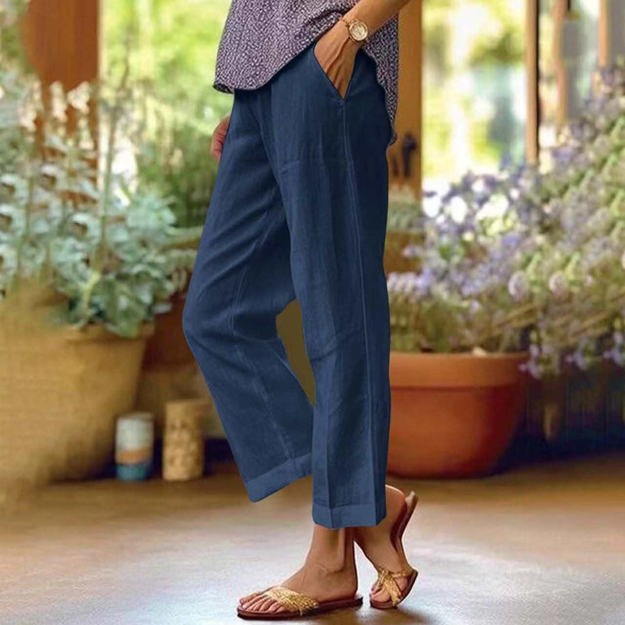 Rowella – Relaxed Straight-Leg Trousers