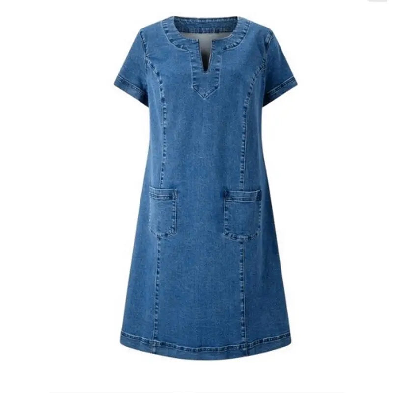 Isabella™ | Soft Denim Dress