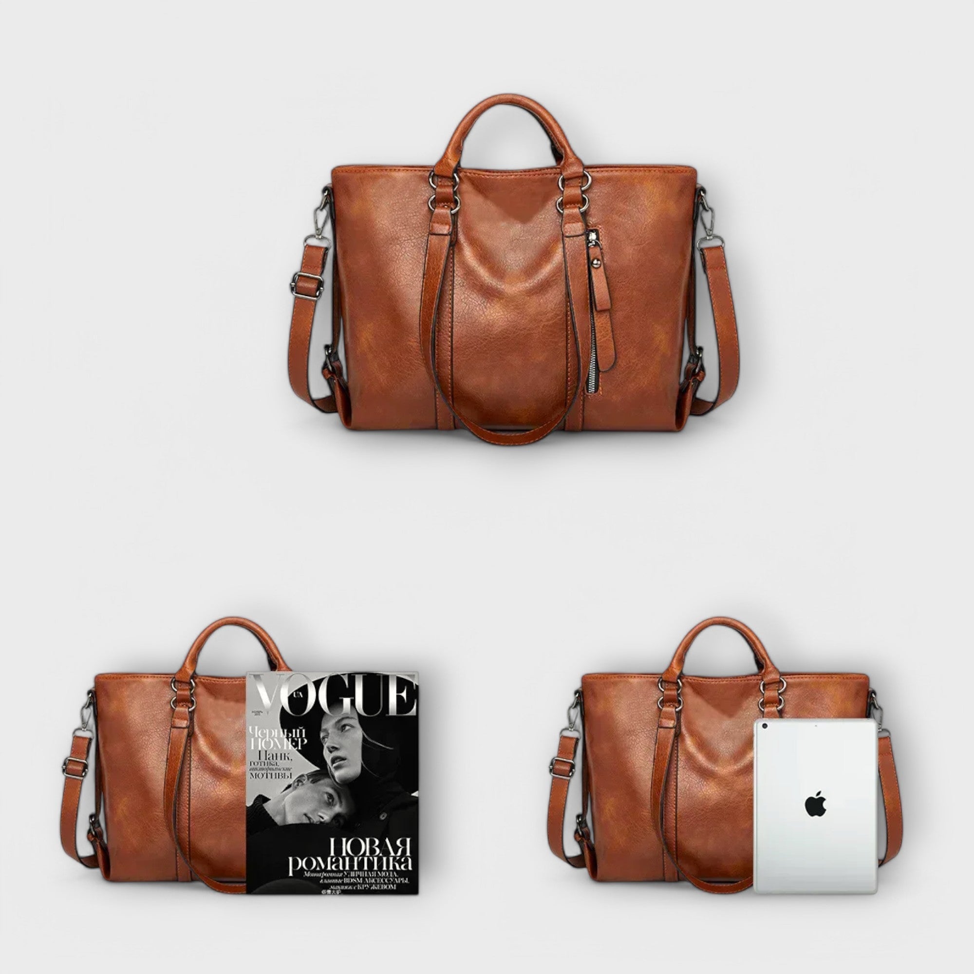 Zephyra - Large Leather Bag