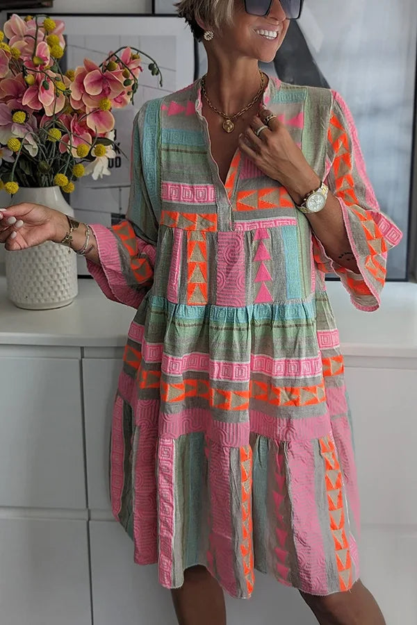 Aureila – Tiered Boho Dress