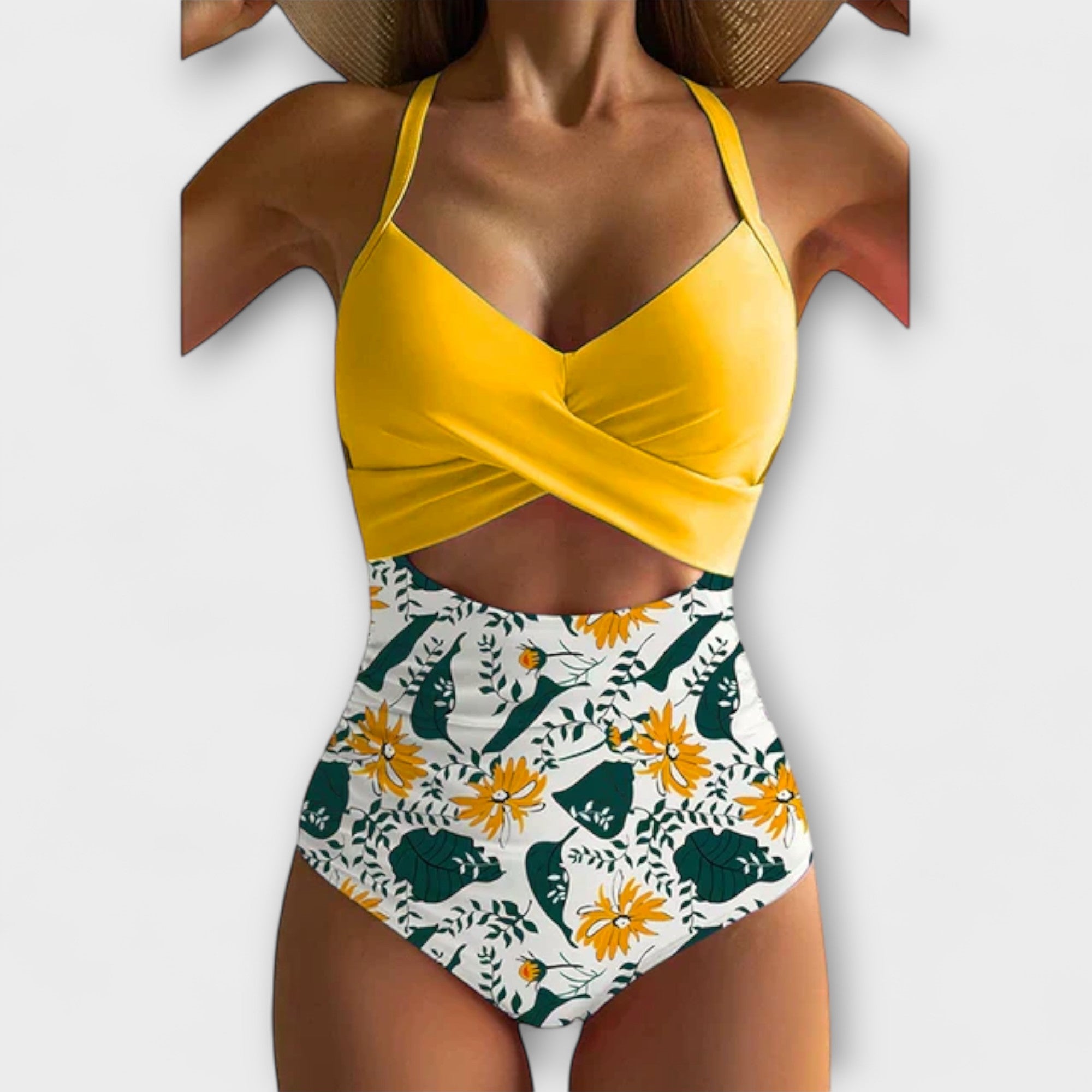 Caelina™ – Elegant Backless Swimsuit