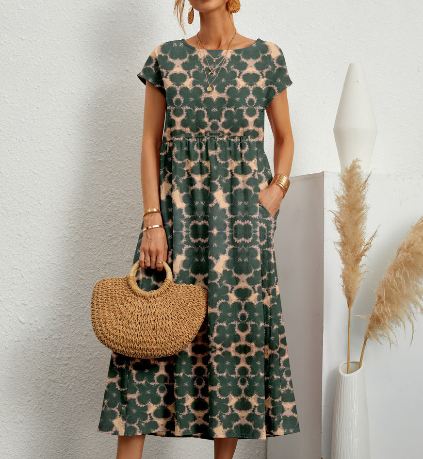 Isabella™ Floral Print Midi Dress