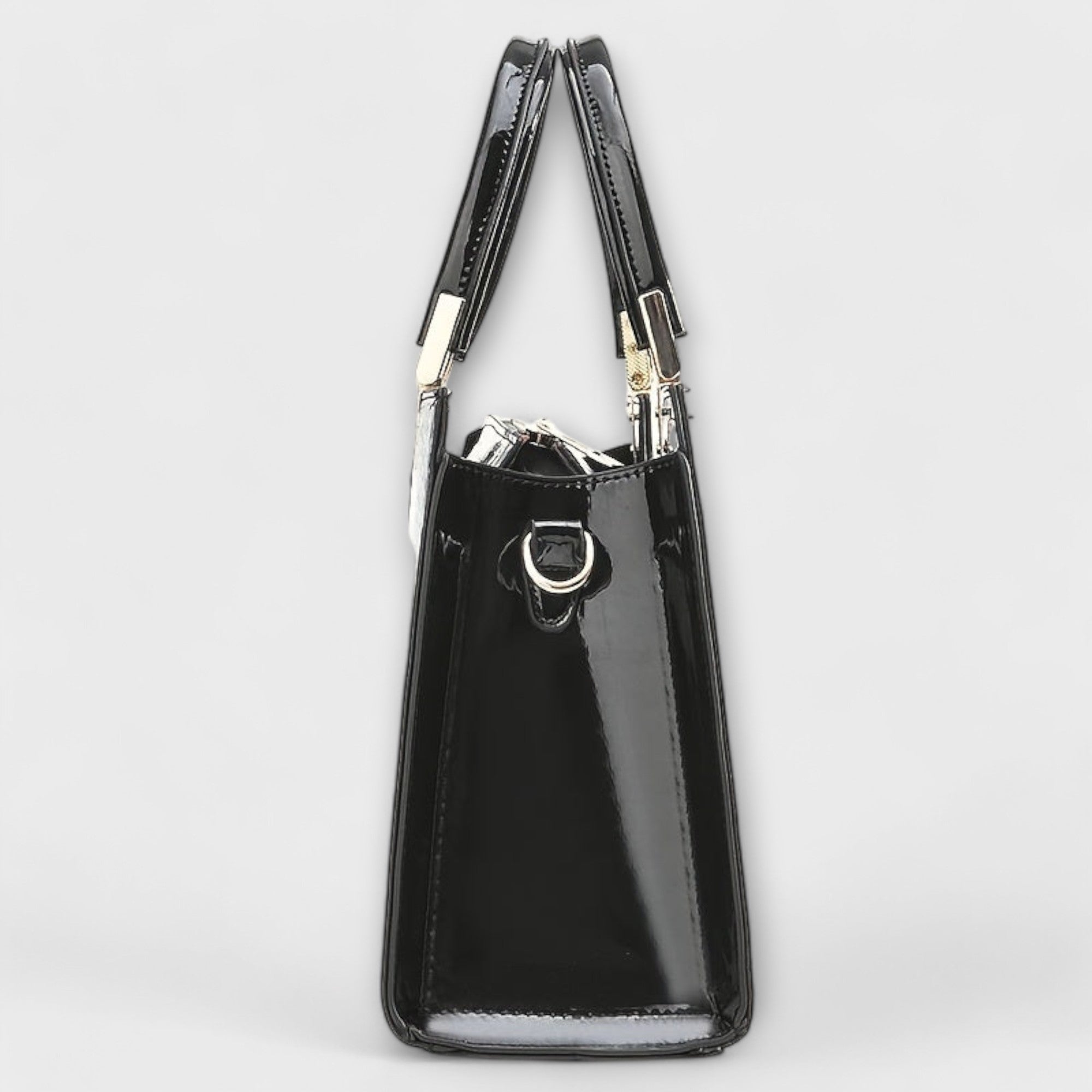 Aralune - Shiny crocodile print handbag