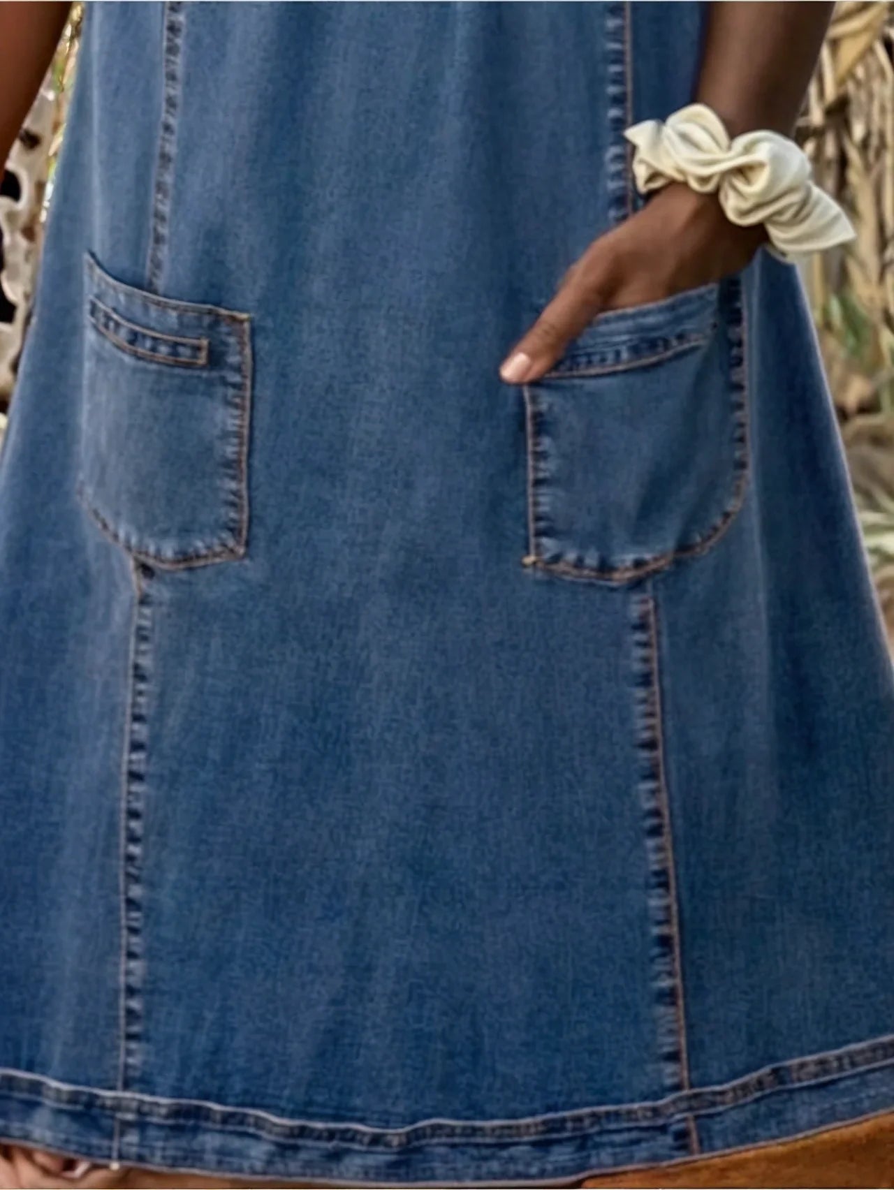 Isabella™ | Soft Denim Dress