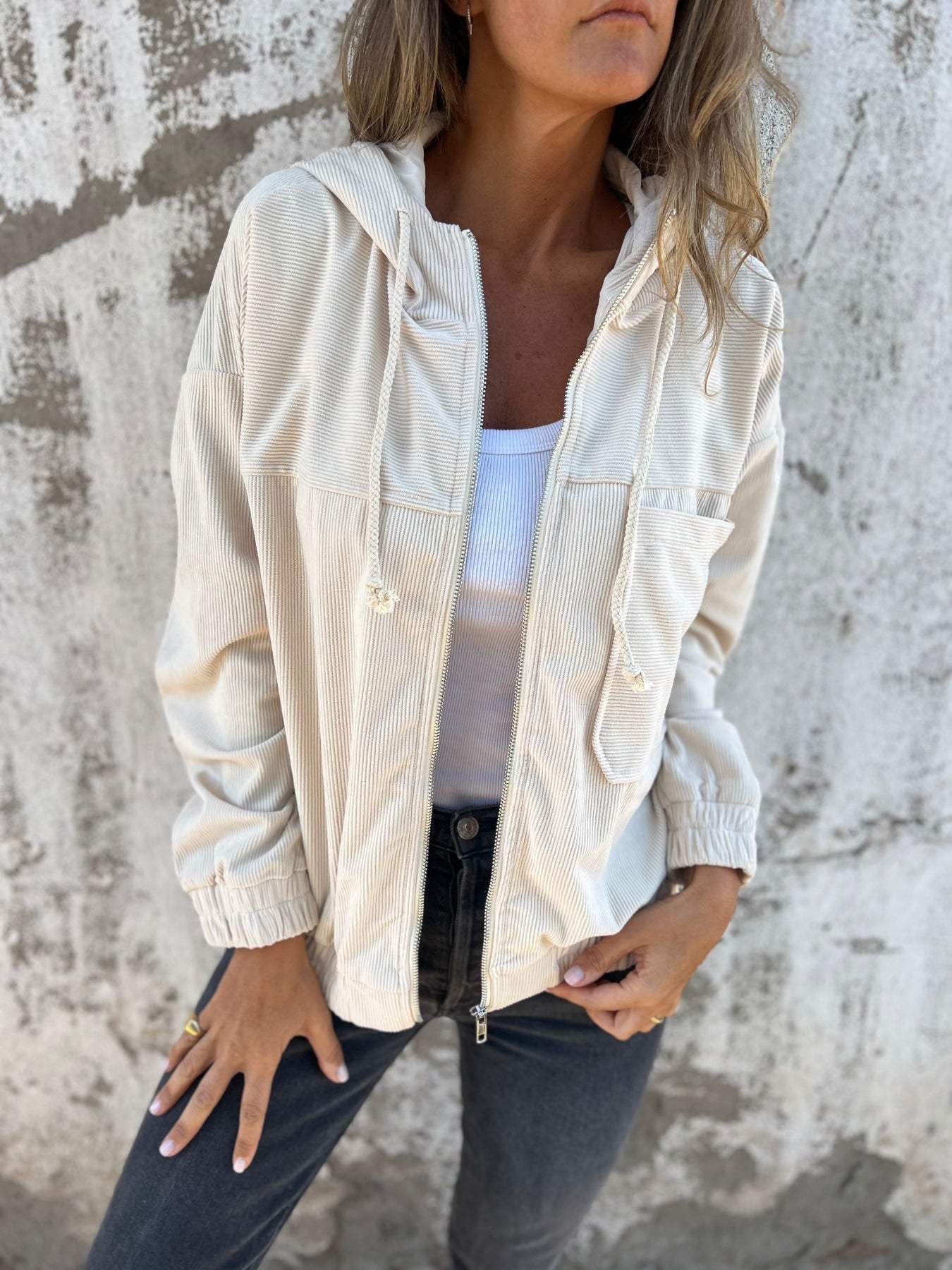 Isabella™ Casual jacket with hood and zip
