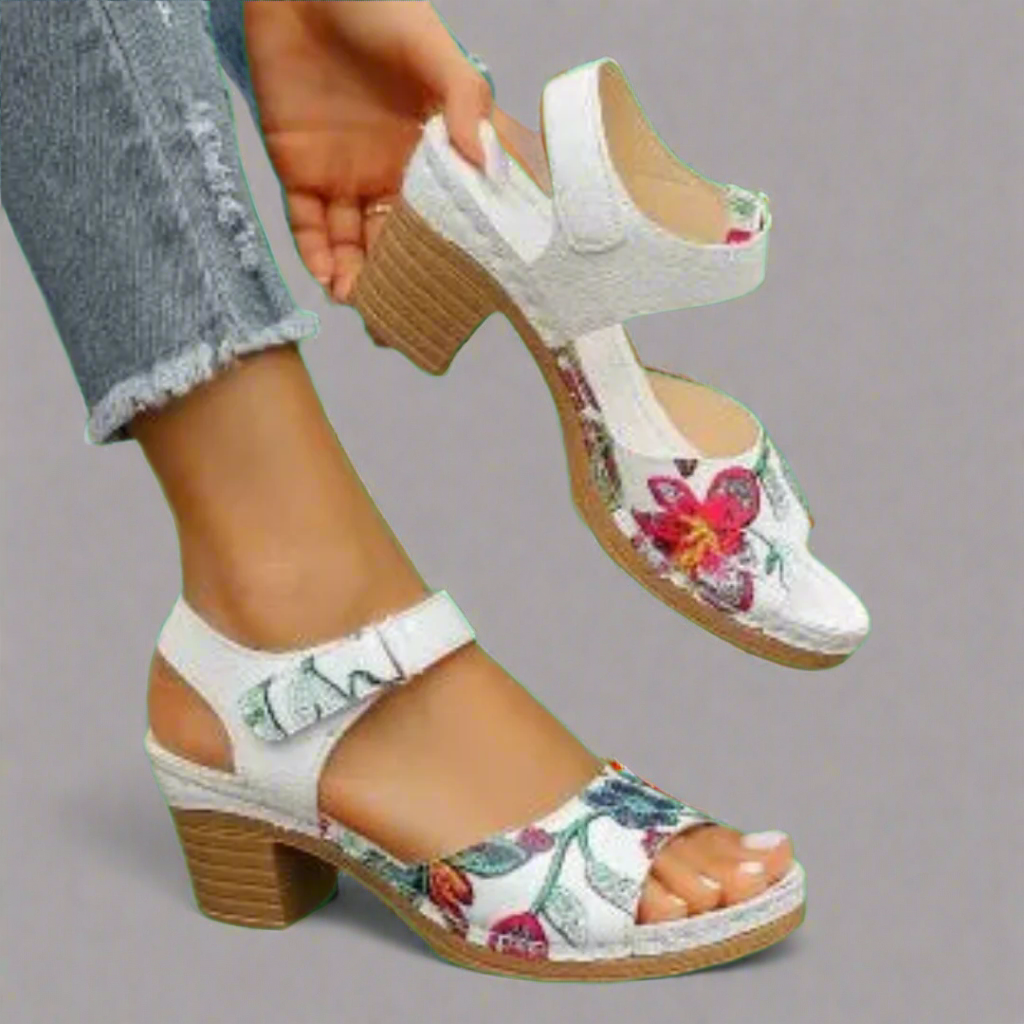 Marisa | Handmade Peep-Toe Sandals Made from Premium Materials