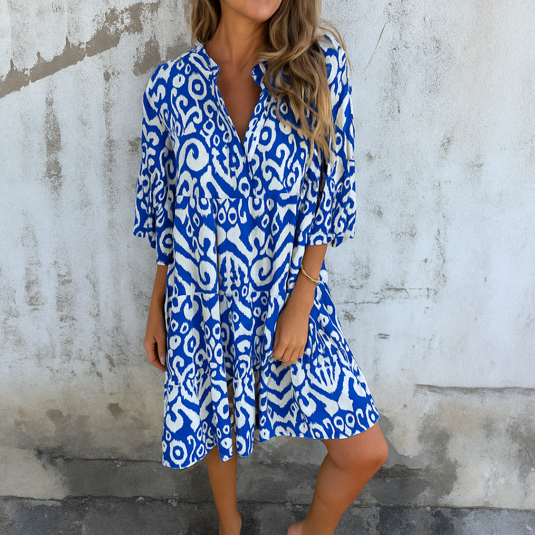 Margriet™ | Elegant dress with V-neck