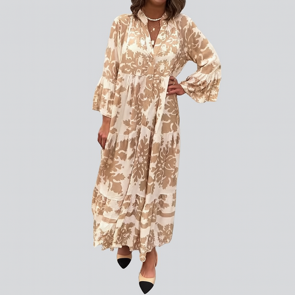 Avice – Tiered Boho Maxi Dress