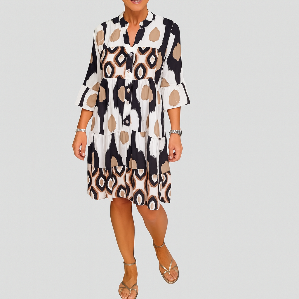 Mia | Midi Dress with Buttons