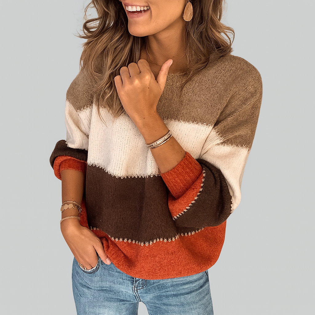 Erika - Comfy Striped Jumper