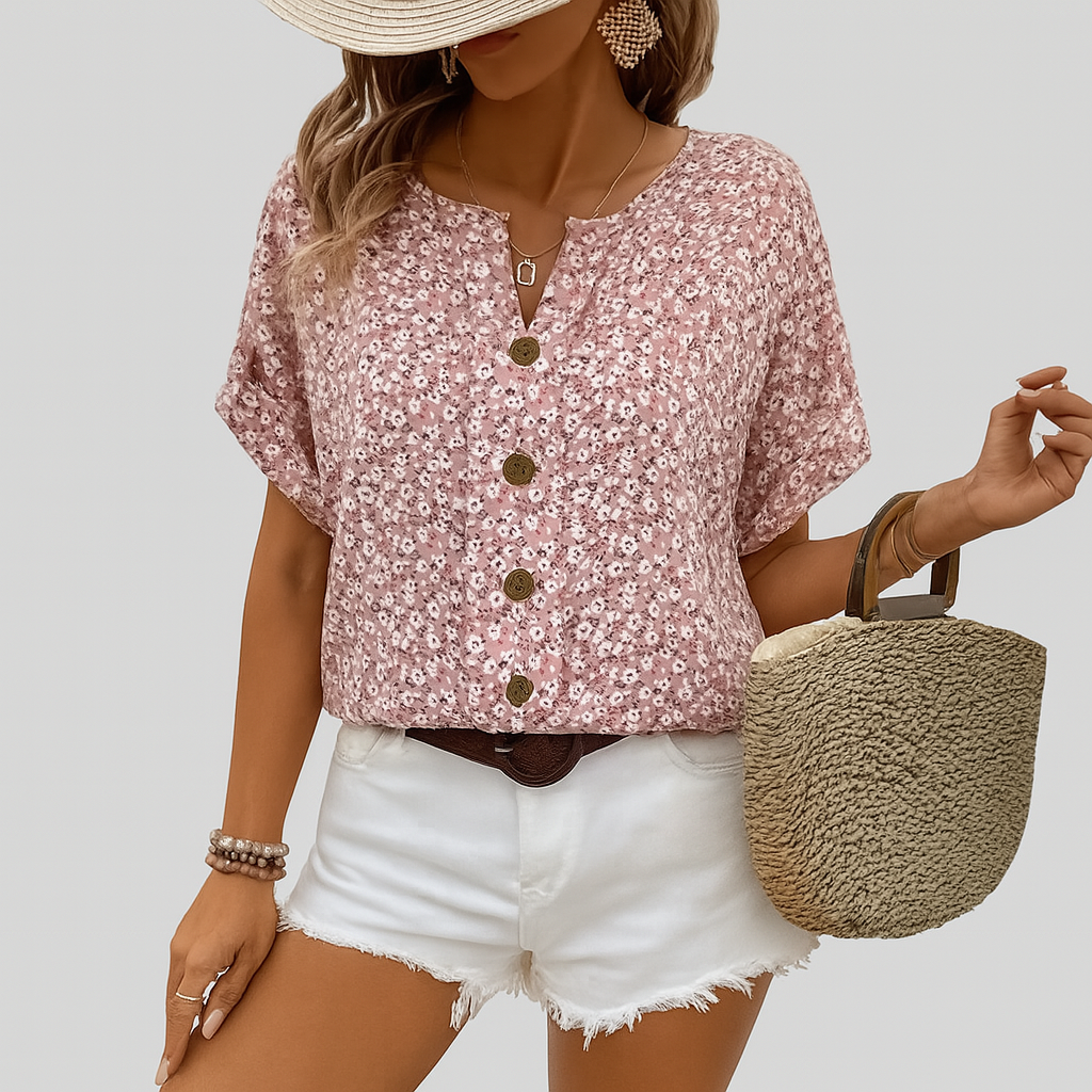 isabella™ | Stylish summer shirt with buttons