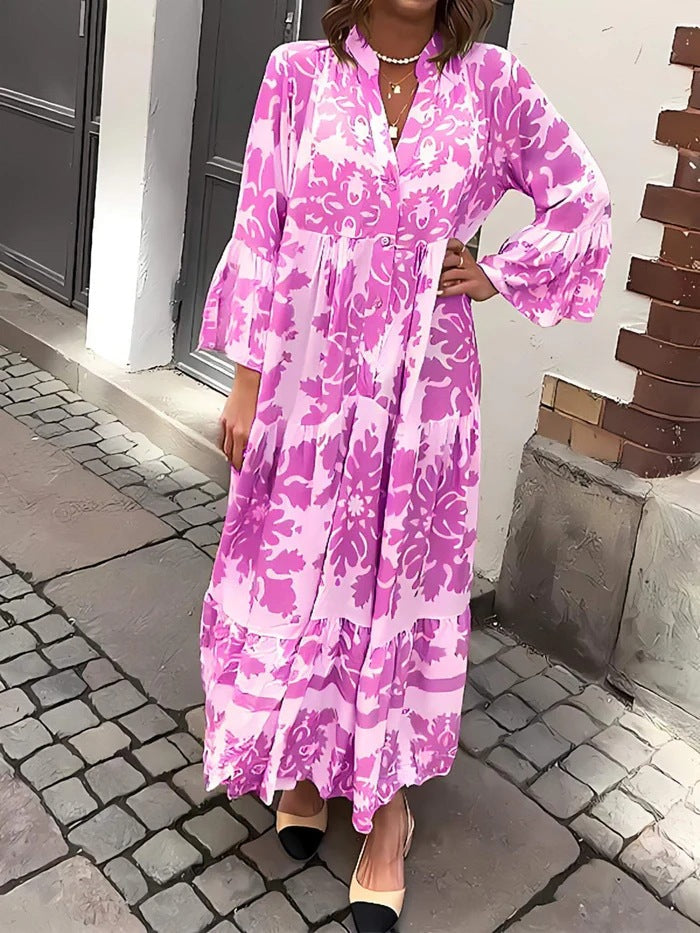 Avice – Tiered Boho Maxi Dress